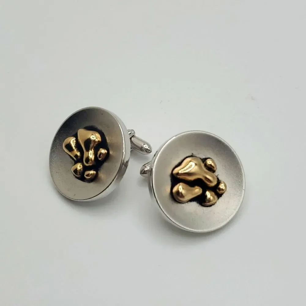 Swank | Panning for Gold Cufflinks